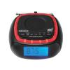 Jensen JEP-725 Digital AM/FM Weather Band Alarm Clock Radio with NOAA Weather Alert and Top Mounted Red LED Alert Indicator Ring view 2