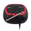Jensen JEP-725 Digital AM/FM Weather Band Alarm Clock Radio with NOAA Weather Alert and Top Mounted Red LED Alert Indicator Ring view 3