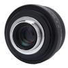 01 02 015 Mirrorless Camera Lens, Practical Alloy Case Advanced Optical Elements Super Clear Vision Wide Angle Lens for Warehouses(Black) view 1