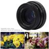 01 02 015 Mirrorless Camera Lens, Practical Alloy Case Advanced Optical Elements Super Clear Vision Wide Angle Lens for Warehouses(Black) view 4