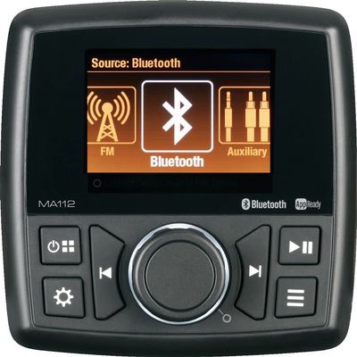 Marine Audio MA112 AM/FM/USB Compact Bluetooth Stereo with App Control