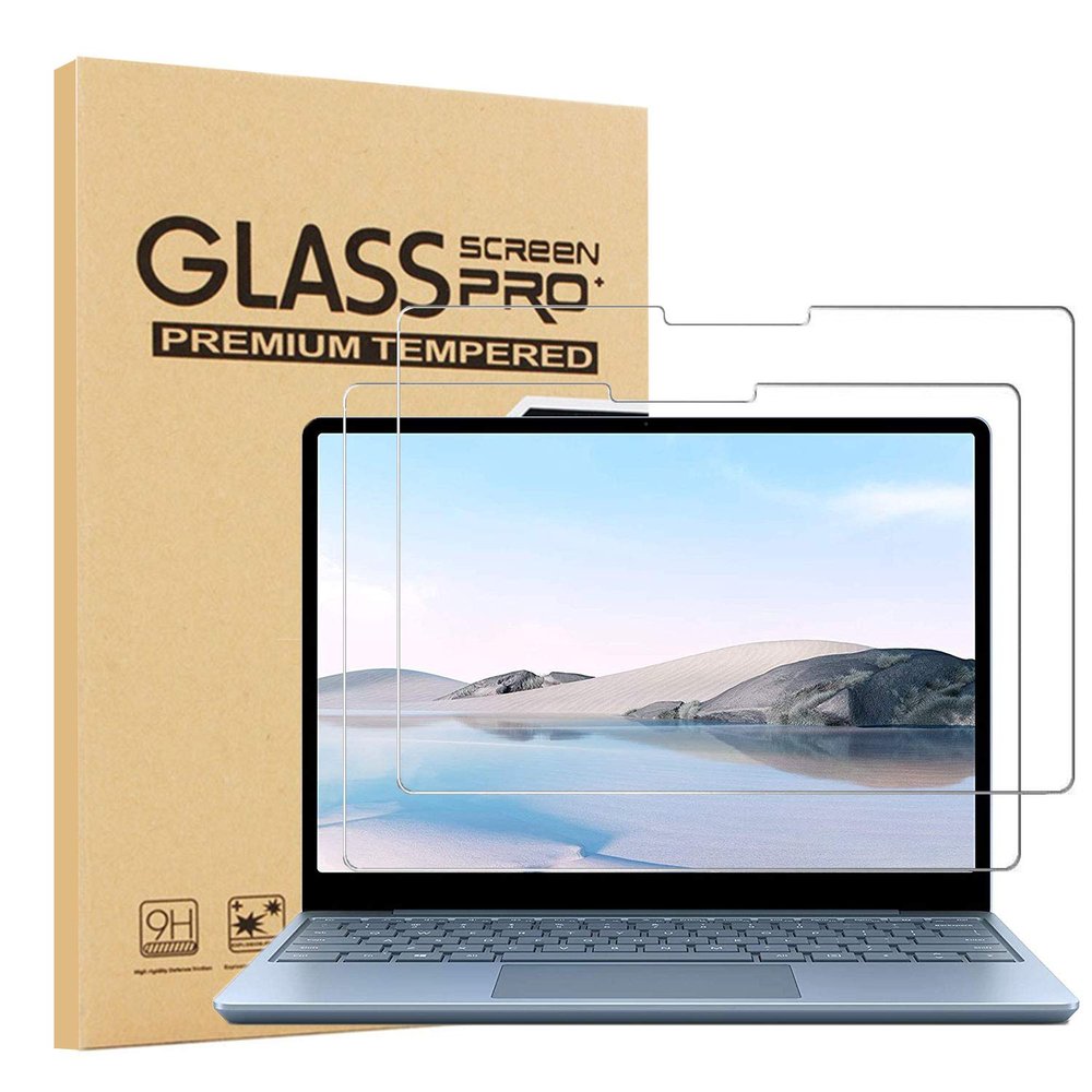 [2 Pack] EpicGadget Screen Protector for Microsoft Surface Laptop Studio 14.4 Inch Released in 2021-9H Hardness HD Clear Tempered Glass Screen Protector Film