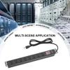 19" 1U Rack Mount PDU Power Strips 8 Outlet Mountable Power Strip, Wall Mount Outlet Power Strip Heavy Duty, Wide Spaced 15A 125V 1875W, 6 FT SJT 14AWG Power Cord (6FT) (8 Outlet) view 4