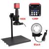 TYZK Microscope Kit 48MP 4K USB HDMI Digital Video Microscope Camera Set 180X 130X C-Mount Monocular Microscope Microscope Lens Adapters (Color : 13MP Middle Bracket) view 2