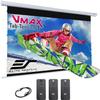 Elite Screens VMAX Tab Tension 3 Series, 120-INCH Electric Motorized Projector Screen Movie Home Theater Gaming, VMAXT120XWH3 view 1