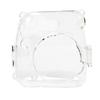 Bluelans Protective Clear Case Plastic Instant Camera Case Cover Instant Camera Protective Case for Checky Instax Mini 8/8+/9 Instant Film Camera with Removable Rainbow Shoulder Strap Clear view 4
