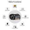 ORDRO UHD 4K Video Camera IR Night Vision Vlogging Camera for YouTube Digital Zoom Recorder with Microphone, Wide Angle Lens, LED Video Light, Handheld Stabilizer, Carrying Case,64GB Memory Card view 2