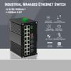 Industrial Gigabit Managed Switch - 16 Ports 10/100/1000Mbps Web Management DIN Rail Ethernet Switch with 4 SFP Slots, Network Switch Support Ring Network, VLAN, STP, LACP, QOS view 4