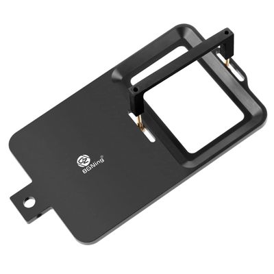 BGNing CNC Handheld Gimbal Adapter Switch Mount Plate Kit Compatible for EKEN/OSMO/Gopro 9 Action w/ M3 Counterweights Plastic Clip (Gimbal Conversion Splint)