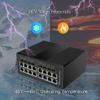 Industrial Gigabit Managed Switch - 16 Ports 10/100/1000Mbps Web Management DIN Rail Ethernet Switch with 8 SFP Slots, Network Switch Support Ring Network, VLAN, STP, LACP, QOS view 3