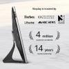 Nixplay Digital Touch Screen Picture Frame with WiFi - 10.1 Photo Frame, Connecting Families & Friends (Black/Silver) view 4