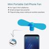 TRIIFON Phone Fan USB C, 4 Pack Mini Portable Cell Phone Fan for iPhone 16/15 and Android Cellphones with Type-C Port, Small Personal Travel Pocket Fans Summer Gadgets view 2