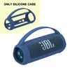 JCHPINE Silicone Cover Case for JBL Flip 6 Portable Bluetooth Speaker, Protective Carrying Holder for JBL Flip 6 Speaker Accessories (Blue Case) view 2