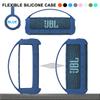 JCHPINE Silicone Cover Case for JBL Flip 6 Portable Bluetooth Speaker, Protective Carrying Holder for JBL Flip 6 Speaker Accessories (Blue Case) view 3