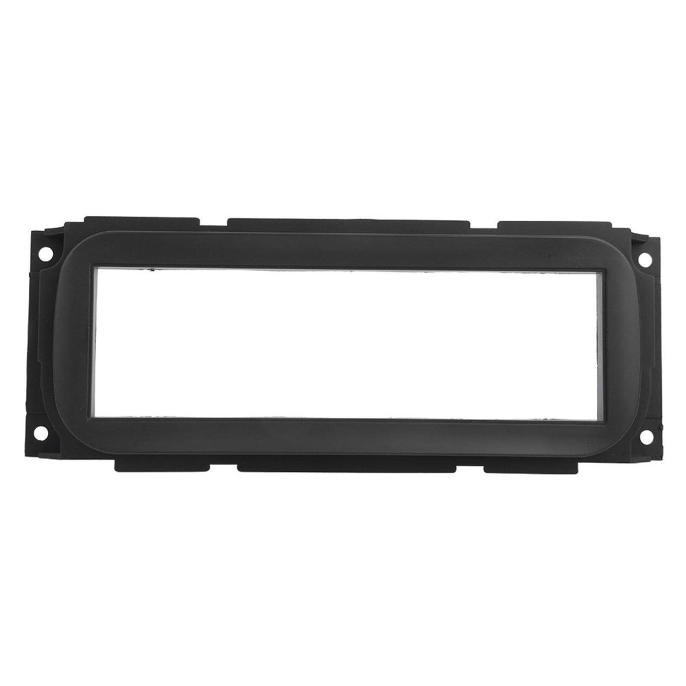 Car Stereo Receivers 182x53mm/7.2x2.1in Car DVD Frame, Black ABS Plastic Navigation Stereo Frame Dashboard Fit