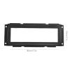 Car Stereo Receivers 182x53mm/7.2x2.1in Car DVD Frame, Black ABS Plastic Navigation Stereo Frame Dashboard Fit view 2