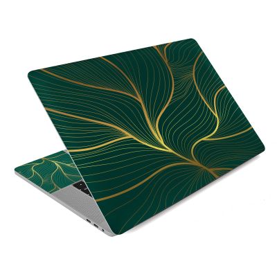 12.1 to 15.6 Inch Laptop Skin Sticker - Universal Netbook & Notebook Art Decal Protector Cover - Reusable Leaf Design