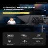Desview 22inch Teleprompter Computer Laptop Prompter Support Word TXT PDF for DSLR Professional Cameras Video Recording News Live Interview, with Tripond, Suitcase, Wireless Remote and Foot Control view 2