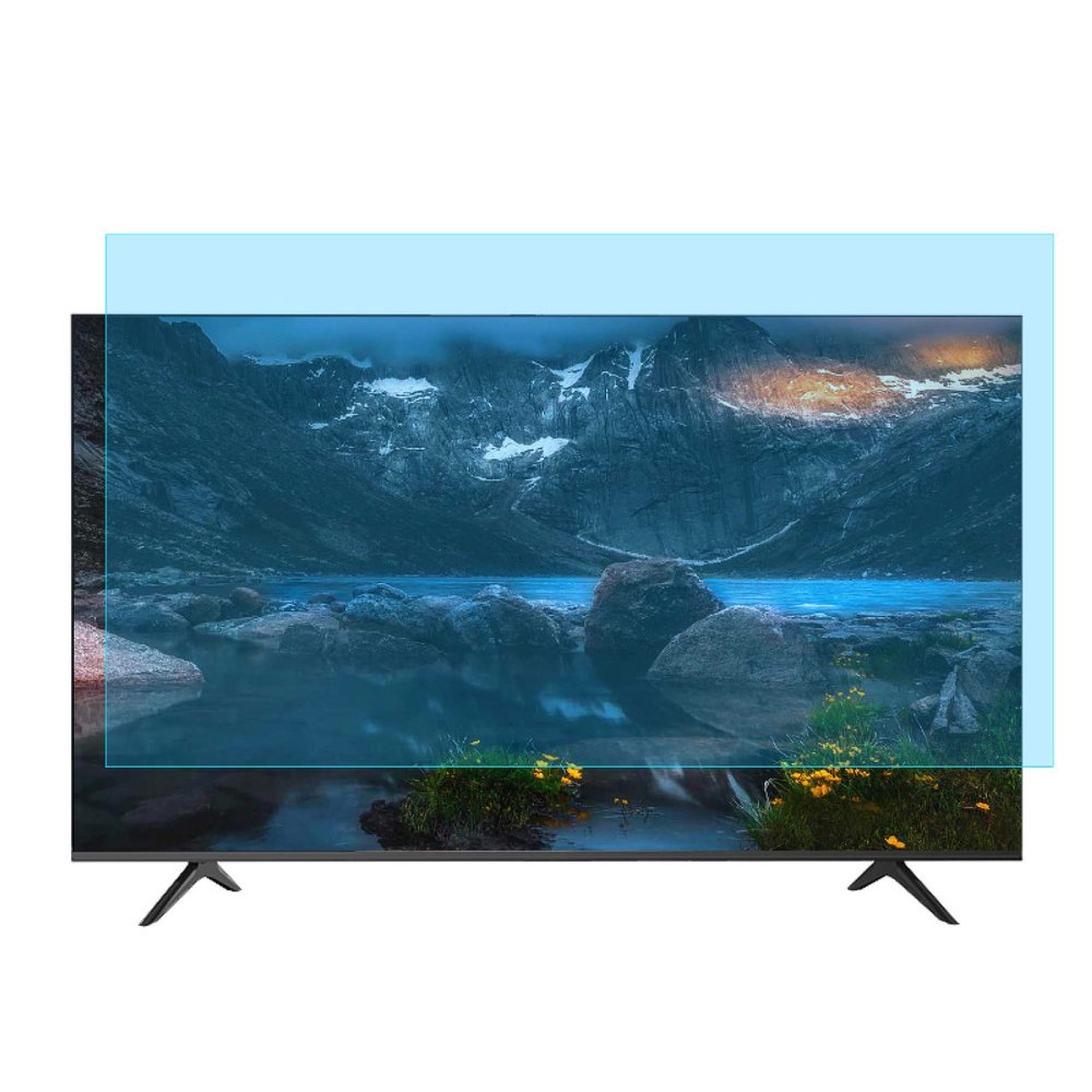 Anti-Blue Light Monitor - TV Screen Protector - Anti-Glare/Anti Blue Light/Anti Scratch Film and Damage Protection Panel - for Sharp, Sony, Curved Screen/A / 42 Inches 930x525 mm