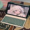 AnMengXinLing Keyboard Case for iPad Pro 11 2022/2021/2020, Case for iPad Pro 11 4th/3rd/2nd Generation with Keyboard and Pencil Holder Magnetically Detachable Wireless Keyboard, Teal view 2
