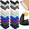Chuarry 10 Pairs Plus Size Arm Sleeves for Men UV Sun Protection Cooling Ice Silk Oversized Cover Tattoo Sleeves Arm Wraps for Flabby Arms view 1