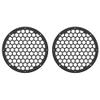 x XBS Color Matched HEX 8'' Speaker Grills(2 pcs) Fit for Harley Touring Lower Fairing and Tour Trunk Pack Speaker Lid 6 1/2 Speakers view 1