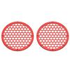 x XBS Color Matched HEX 8'' Speaker Grills(2 pcs) Fit for Harley Touring Lower Fairing and Tour Trunk Pack Speaker Lid 6 1/2 Speakers view 2