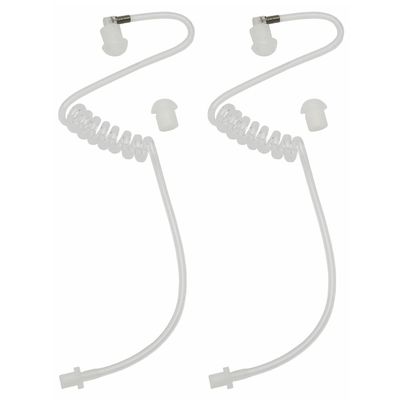 2Pcs Two Way Radio Replacement Covert Acoustic Air Coil Audio Acoustic Tube earpiece is Compatible with Motorola Kenwood Icom Yaesu Radio