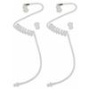 2Pcs Two Way Radio Replacement Covert Acoustic Air Coil Audio Acoustic Tube earpiece is Compatible with Motorola Kenwood Icom Yaesu Radio view 1