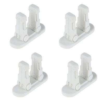Flowden Improved Childproof Door Lever Lock4 PackPrevents Toddlers from Opening Doors. Durable ABS with Adhesive Backing. Simple Install, No Tools Needed