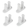 Flowden Improved Childproof Door Lever Lock4 PackPrevents Toddlers from Opening Doors. Durable ABS with Adhesive Backing. Simple Install, No Tools Needed view 1