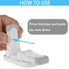 Flowden Improved Childproof Door Lever Lock4 PackPrevents Toddlers from Opening Doors. Durable ABS with Adhesive Backing. Simple Install, No Tools Needed view 4