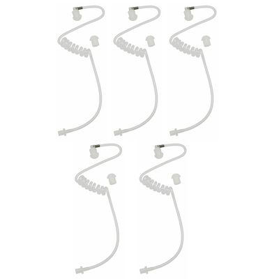 5Pcs Two Way Radio Replacement Covert Acoustic Air Coil Audio Acoustic Tube earpiece is Compatible with Motorola Kenwood Icom Yaesu Radio