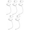 5Pcs Two Way Radio Replacement Covert Acoustic Air Coil Audio Acoustic Tube earpiece is Compatible with Motorola Kenwood Icom Yaesu Radio view 1