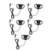 D Shape Walkie Talkie Earpiece, 5PCS 3.5mm Jack D-Shape Earpiece Headset D Shape Clip Ear PTT Headset Earpiece for Two Way Radios Walkie Talkie view 1