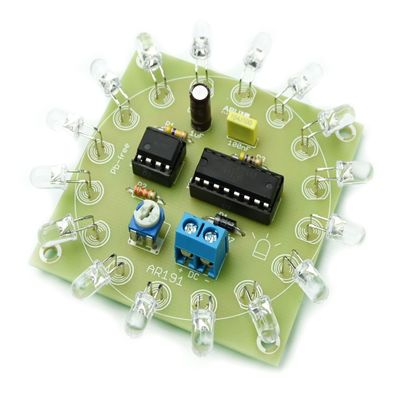 AR191/B Police Flash LED Blue Soldering Training Kit Kit Electronics DIY