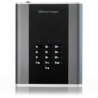 iStorage diskAshur DT2 256-bit 20TB | FIPS Level 3 Certified | Secure encrypted Desktop Hard Drive | Password Protected