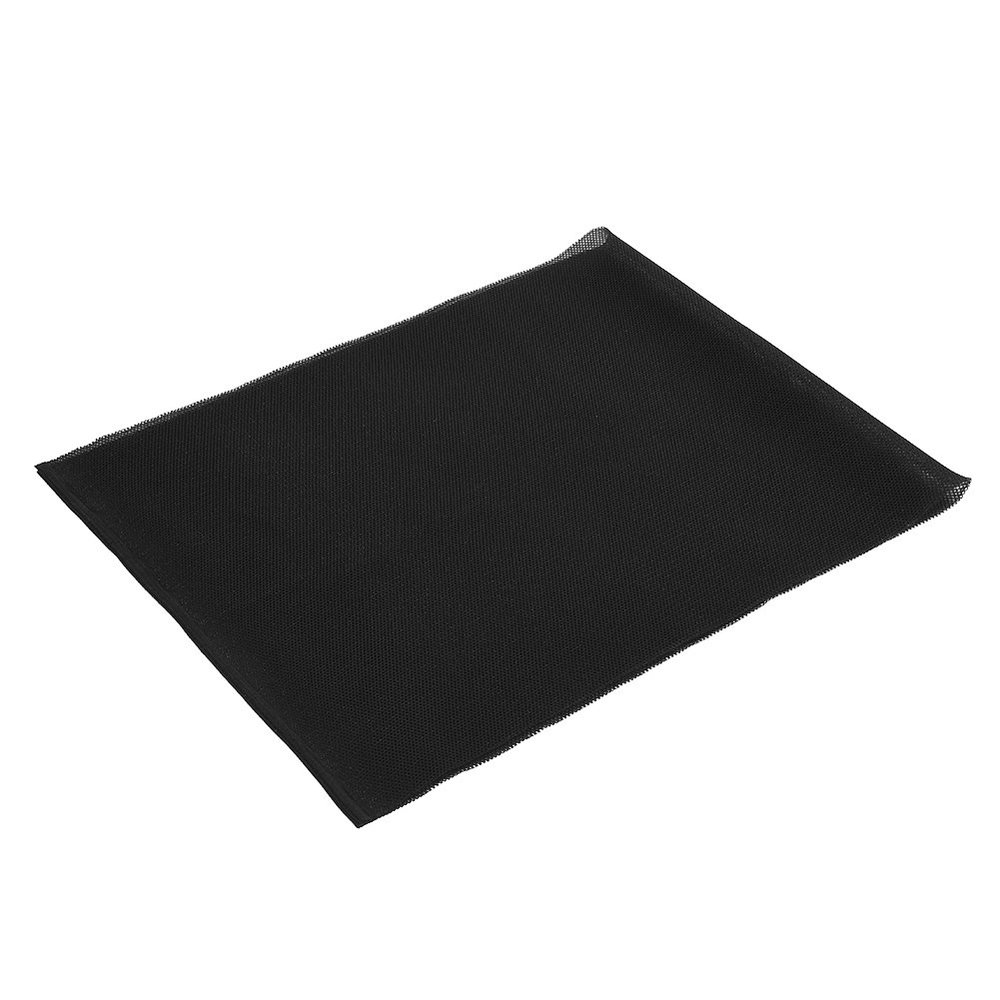 ASHATA Speaker Grill Cloth 1.4m x 0.5m Speaker Mesh Cloth Stereo Fabric Speaker Sunproof Protective Grille Cover/Protector (55 x 19.68in - Black)