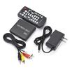 ASHATA Media Player, Mini 1080P Full Digital Media Player Support USB MMC RMVB MP3 AVI MKV, AV Port, for USB Drive, Mobile Hard Drive 2.5T 3.5 inch, SD Card, etc (Black) view 1