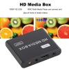 ASHATA Media Player, Mini 1080P Full Digital Media Player Support USB MMC RMVB MP3 AVI MKV, AV Port, for USB Drive, Mobile Hard Drive 2.5T 3.5 inch, SD Card, etc (Black) view 2