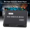 ASHATA Media Player, Mini 1080P Full Digital Media Player Support USB MMC RMVB MP3 AVI MKV, AV Port, for USB Drive, Mobile Hard Drive 2.5T 3.5 inch, SD Card, etc (Black) view 3
