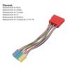 CD Harness Cable, 20pin Mini ISO Plug Radio Adapter Cord Less Interference for Auto view 4