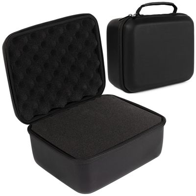 Hard Case With Customizable Protective Foam - Interior: 9.5" x 7.5" x 4.75" - Lightweight Hard Shell Camera Case with Zipper for GoPro, Camera, Electronics, Cosmetic, Makeup & More - EVA Protection