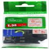LM Tapes - Premium 1/4" (6mm) Red on Clear Compatible TZe P-Touch Tape for use with Brother PT-1600, PT1600, PT-1650, PT1650 Label Maker Includes Tape Size/Color Guide. view 1