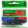 LM Tapes - Premium 1/4" (6mm) Black on Red Compatible TZe P-Touch Tape for use with Brother PT-1600, PT1600, PT-1650, PT1650 Label Maker Includes Tape Size/Color Guide. view 1
