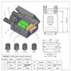 ANMBEST 10PCS DB9 Female Breakout Connector,DB9 Solderless RS232 D-SUB Serial to 9-pin Port Terminal Adapter Connector Breakout Board with Case Long Bolts Tail Pipe view 3