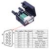 ANMBEST 10PCS DB9 Female Breakout Connector,DB9 Solderless RS232 D-SUB Serial to 9-pin Port Terminal Adapter Connector Breakout Board with Case Long Bolts Tail Pipe view 4