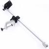 TBVECHI Universal Portable Transducer Bracket Aluminum Alloy Fish Finder Mount with Rotate 360 Degrees Max. Opening 2-3/4" Silver Black view 1