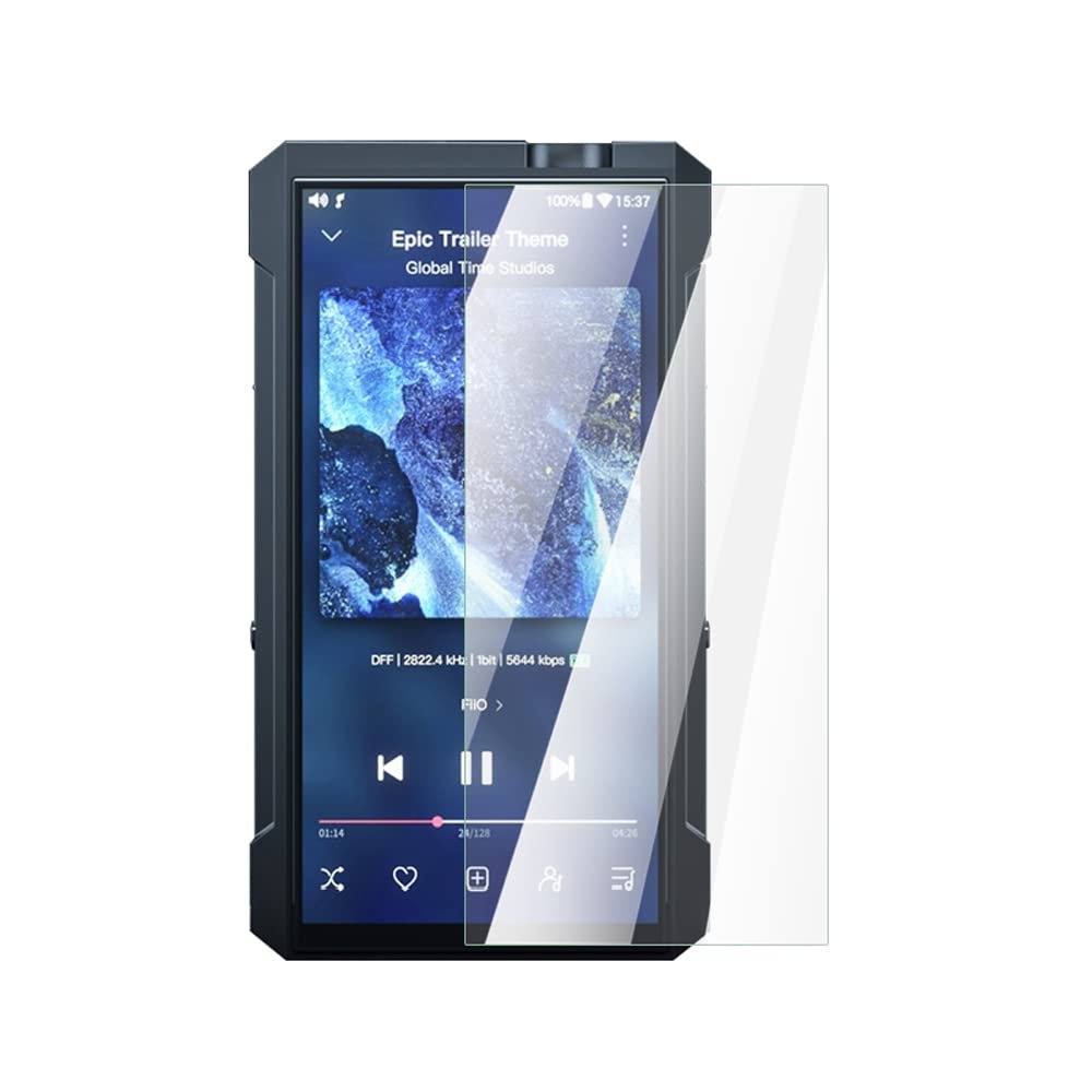 BestforYou for Fiio M17 Tempered Glass,Premium Scratch-Proof Protective Tempered Glass Film Screen Protector for Fiio M17 MP3 Player (2PCS)