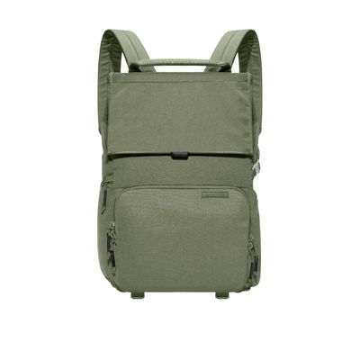 BREVITE - The Runner - Compact Camera Backpacks for Photographers - A Minimalist & Travel-friendly Photography Backpack Compatible With Both Laptop & DSLR Accessories 18L (Pine Green)